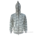 Custom Full Face Zip Up Digital Printed Hoodies